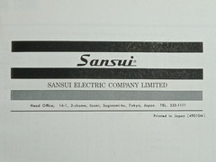 SANSUI A-700 A-730 Classique A-730 Amplifier Service Manual Original