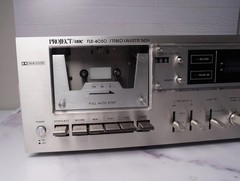 Vintage Project/One FLD-4050 Stereo Cassette Deck Silver Face Tested Works Japan