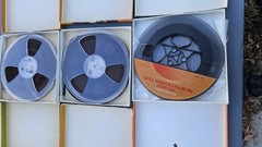Lot Of 7 Vintage ampex Dokorder Realistic Reels Tape 311 341 344 1200-1800 Ft
