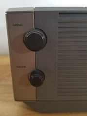 Vintage GE Spacemaker 7-7130A 1986 Portable TV B/W