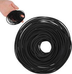 100 Pcs Recorder Rubber Belts Cassette Repair Maintenance Mix Flat
