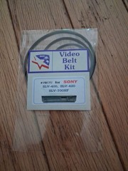 Belt kit for Sony VCR 3 Belts Vbs 771 ,slv 400,slv420,slv 700hf