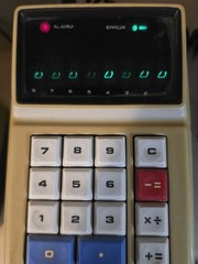 Vintage Sharp EL-8 Calculator Comes With EL-81 Power Supply Read Description
