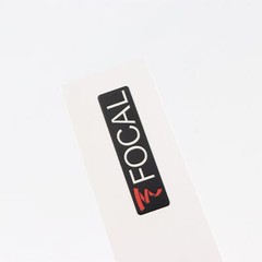 Focal Sound waterproof logo badge Sticker Decal 43mm(1.7&Prime;)X11mm(0.43&Prime;)