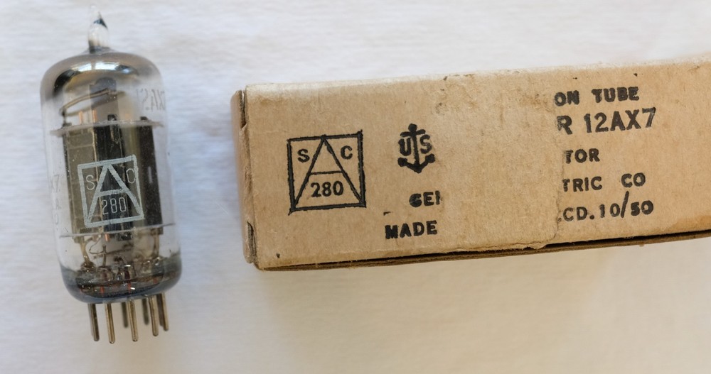 12AX7 Ken-Rad Tube – 1950 – Early & Somewhat Rare – Appears NOS