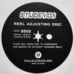 2x Trident NAB Adapter 98mm*0.8mm Spacer For Reel to Reel Tape Recorders