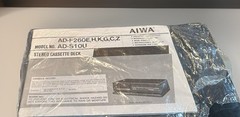 Aiwa AD-S10U Vintage Single Cassette Desk.