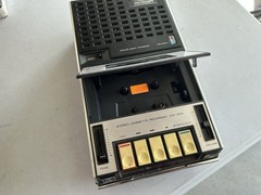 Superscope CS-200S Stereo Cassette Recorder w/ Speakers Case Box Manual Japan