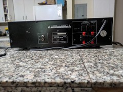 Vintage Kenwood KM-106 Stereo Power Amplifier 125 Watts Per Channel Tested
