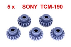5 PCS Gear for Sony TCM-190 mechanics X-3363-501-1 STRONGER, the best quality!!!
