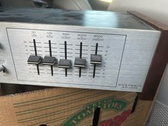 Vintage 1970s Heathkit AD-1305 Five Band Audio Equalizer EQ