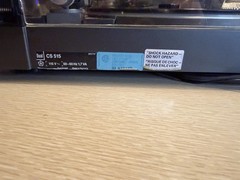 DUAL CS 515 Turntable Black with D71EE Cartridge in good condition Serviced Rare