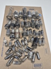 Lot Of 50+ Tubes GE Sylvania Motorola And More Mixed Brands