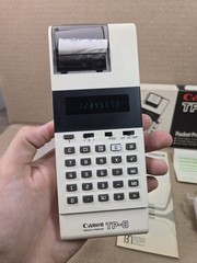 Canon TP-8 Pocket Printer Calculator w/Original Box, Manual, & Paper Tested