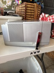 Vintage Emerson VR36 5 in Black & White TV television with AM/FM Radio – WORKS