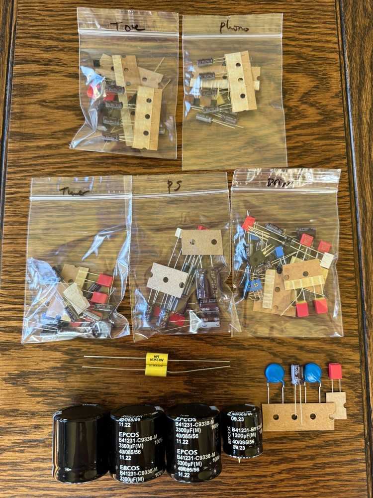 Sansui 2000X Complete Rebuild Kit High-Quality Receiver Recap Transistors