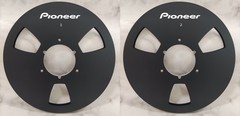 One Pair 10.5 » black Pioneer Tape reel High Quality Aluminum Take Up Reel