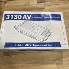 Califone 3110AV Portable Classroom Cassette Player And Recorder NEW