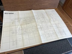 Original Pioneer SX-1250 Receiver Service Manual / Schematic