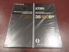 TDK GX 35/180BM Reel to Reel Tape 10.5&Prime; Metal Reel NEW & Sealed