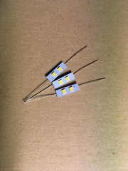 (3) 8v-LED AXIAL LAMPS – AKAI CS 703d / CASSETTE DECK BULBS – COLOR CHOICE !!