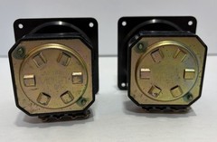 Pair Vintage Realistic Violet AT-50H L-Pad 8 Ohm Speaker Level Controls Japan