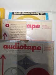 Vintage Reel-to-Reel Magnetic Recording Tapes Audiotape Audio Magnetics Used Lot