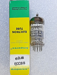 6DJ8 ECC88 Amperex NOS, Holland, Vacuum Tube, TV-7D Tested – will combine ship
