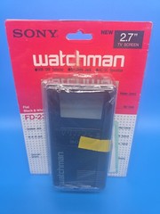 NOS Vintage Sony Watchman – FD-23 Black & White Portable NIB