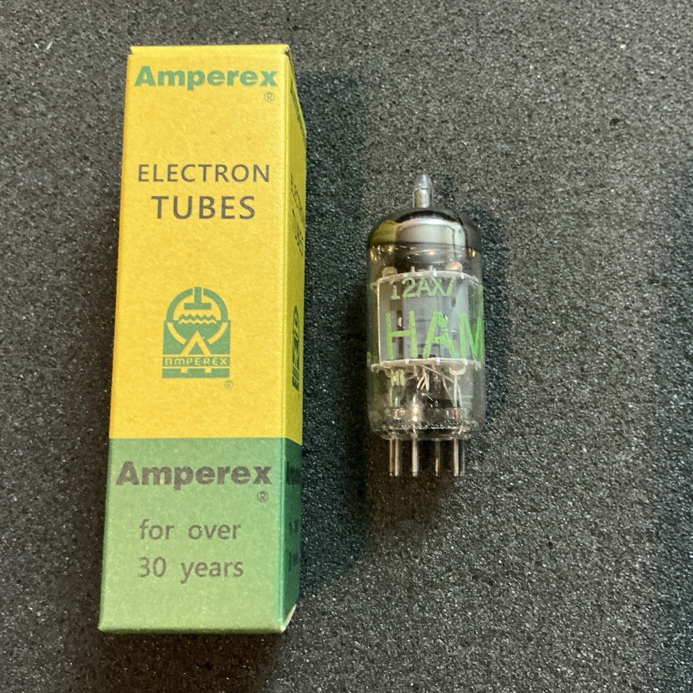 Rare NOS Amperex 12AX7 ECC83 Tube Bugle Boy Amplitrex Test 12ax7a B339 L@@K