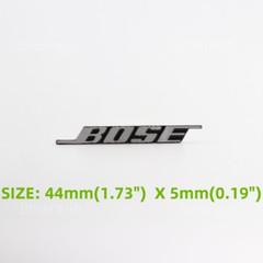 For BOSE Aluminum Logo Badge Replacement piece without feet 44mm x 5mm