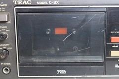 Vintage Teac C-3x Rack Mount Cassette Deck (Parts / Repair) -**Read**