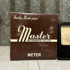 Vintage Voltage Gauge Meter by Masters Instruments, Sydney Australia – BOXED