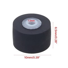 10Pcs Pressure Recorders Cassette Deck Pinch Roller Rubber Belt Pulley 10mm