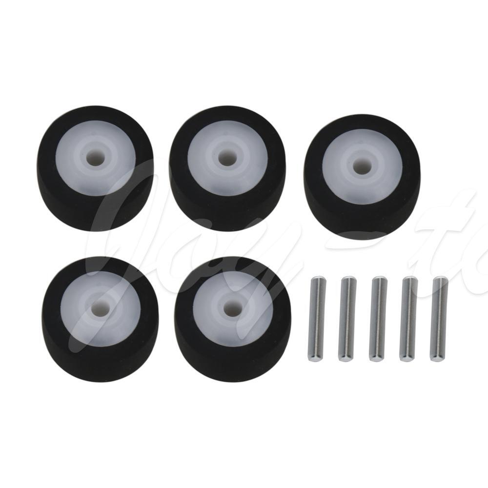 13x6x2mm Rubber Recorder Audio Pinch Roller Movement Belt Pulley Pack of 5