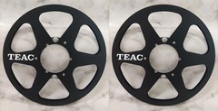 One Pair 10.5 » silvery TEAC Tape reel High Quality Aluminum Take Up Reel