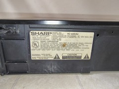 Sharp VC-A353U 4-Head VHS Video Cassette Player Multi-Language OSD Tested(Video)