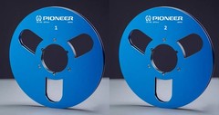 One Pair 10.5 » silver Pioneer Tape reel High Quality Aluminum Take Up Reel