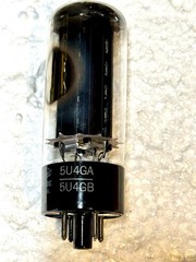 Vintage GE 5U4GA / 5U4GB Rectifier Tube – Made in USA – NOS