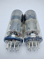 2 pcs USED Matched Pair 6N6P/ ECC99/ E182CC FOTON Tubes
