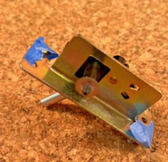 Pioneer PL-115D Turntable Parts Arm elevation mechanism with hardware & linkage
