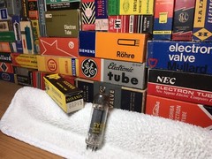 1xVintage 6RP15 Sylvania PowerTube /DigitalTest /Rare HighOutput 6BQ5 EL84 /7189