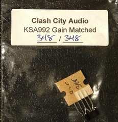 1 Pair 1% Gain Matched KSA992 Genuine Onsemi Transistors Fastest Free Shipping!