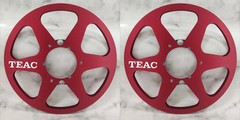 One Pair 10.5 » silvery TEAC Tape reel High Quality Aluminum Take Up Reel