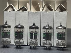 Five GE General Electric JAN 5751 Vacuum Tubes Tested NOS Quality Original Boxes