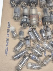 Lot Of 50+ Tubes GE Sylvania Motorola And More Mixed Brands