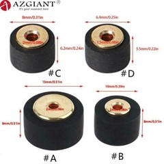 5PCS/LOT Audio Rubber/Bronze Hub Belt Pulley Pinch Roller for Sony Akai Pioneer