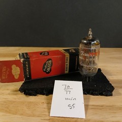 1962 McMurdo Silver Sylvania 6211 Audio Tube Tested 70/77 min 55