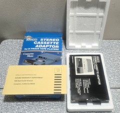 NOS Kraco Stereo Cassette Adaptor for 8-Track Tape Players KCA-7