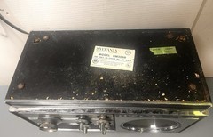 1960&rsquo;s SYLVANIA RM-300R AM/FM radio w/wood & metal case -Works & sounds good!